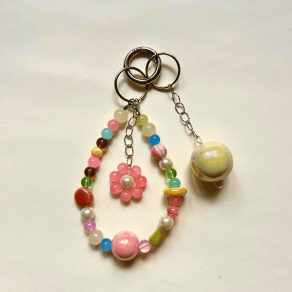 Zawieszka do torby lub kluczy - niezapominajka - NIESPODZIANKA