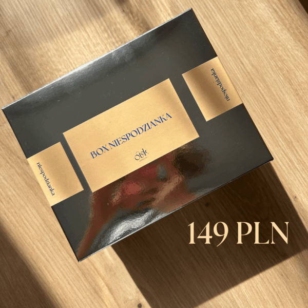 mystery BOX NIESPODZIANKA - 149 PLN - niezapominajka, naszyjnik