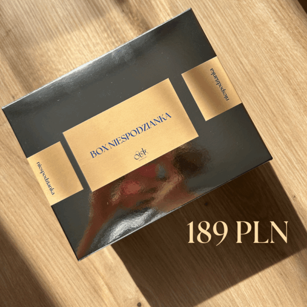 mystery BOX NIESPODZIANKA - 189 PLN - szklany komplet naszyjnik i bransoletka